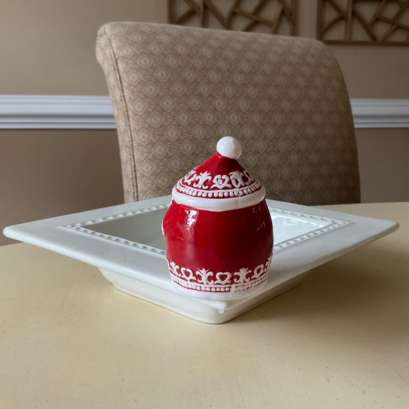 Roly Poly Santa Platter Decoration 🎅 - Picture 4 of 6
